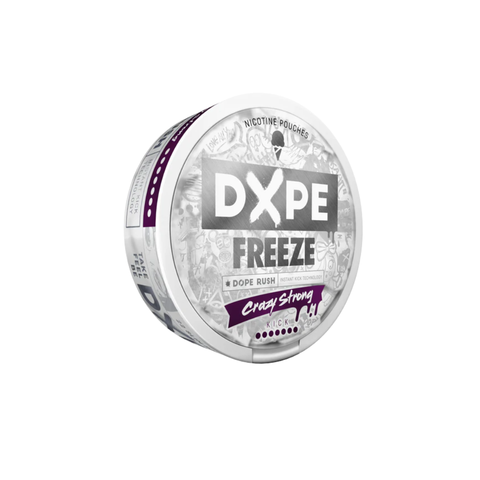 DOPE Crazy Strong - Freeze slim nicotine pouches can