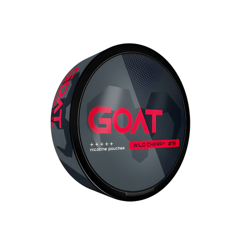 GOAT - Wild Cherry slim nicotine pouches can