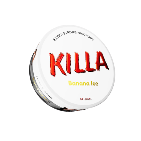 KILLA - Banana Ice slim nicotine pouches can