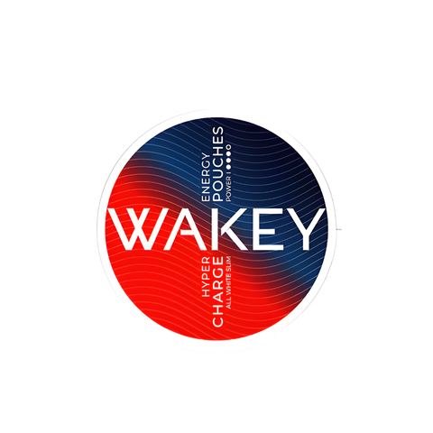 WAKEY Strong - Hyper Charge - 50mg Caffeine SLIM Energy Pouches