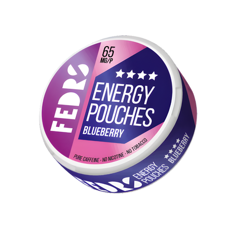 FEDRS Energy - Blueberry - 65mg Caffeine SLIM Energy Pouches