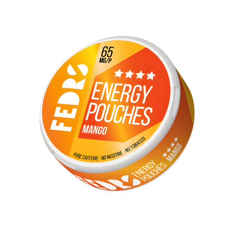 FEDRS Energy - Mango - 65mg Caffeine SLIM Energy Pouches