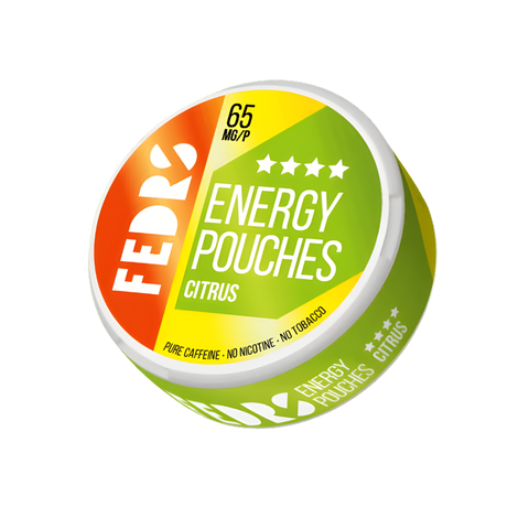FEDRS Energy - Citrus slim energy pouches can