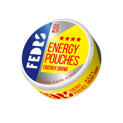 FEDRS Energy - Energy Drink - 65mg Caffeine SLIM Energy Pouches