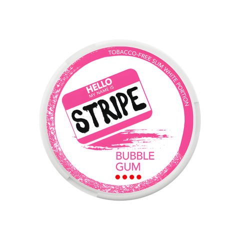 STRIPE - Bubble Gum slim nicotine pouches can