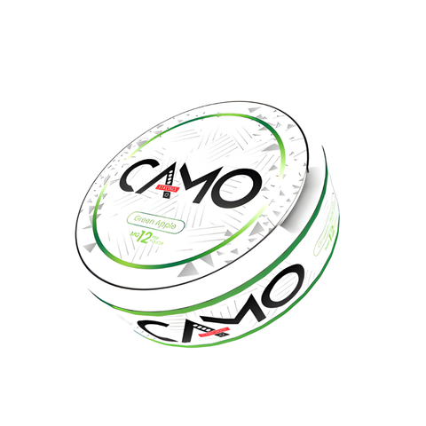 CAMO - Green Apple slim nicotine pouches can