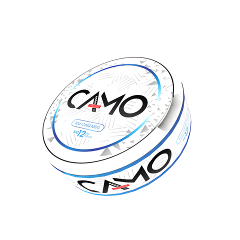 CAMO - Ice Cold Mint slim nicotine pouches can