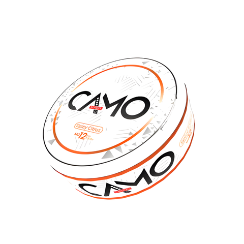 CAMO - Spicy Citrus slim nicotine pouches can
