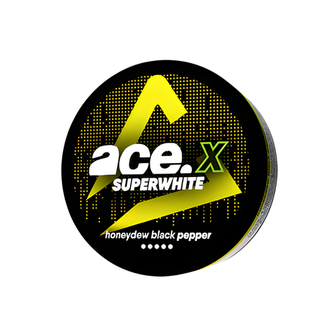 ACE X - Honeydew Black Pepper slim nicotine pouches can