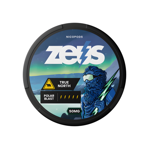 ZEUS - True North slim nicotine pouches can