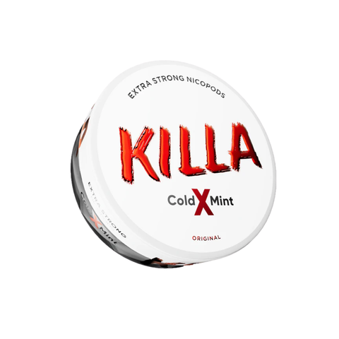 KILLA X - Cold Mint slim nicotine pouches can