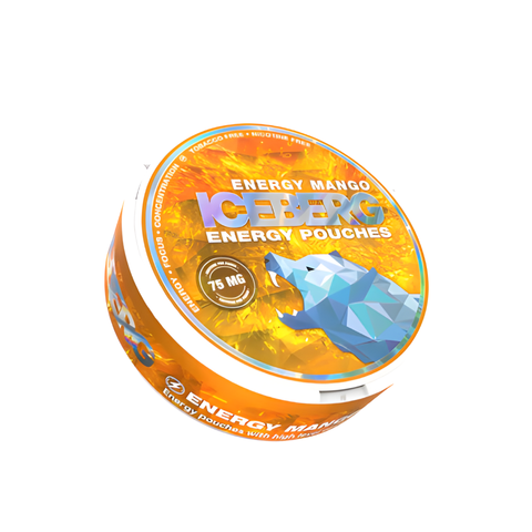 ICEBERG Energy - Mango - 75mg Caffeine Energy Pouches