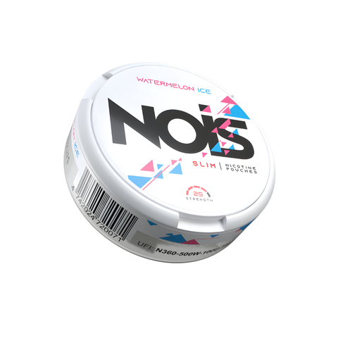 NOIS Strong - Watermelon Ice - 12.5mg SLIM Nicotine Pouches | Buy Online EU