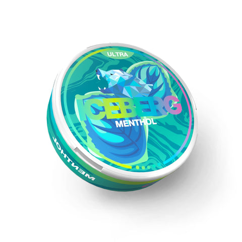 ICEBERG Extra Strong - Menthol Ultra slim nicotine pouches can