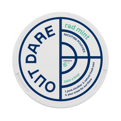 Nicotine pouches - Rad mint - 6 mg