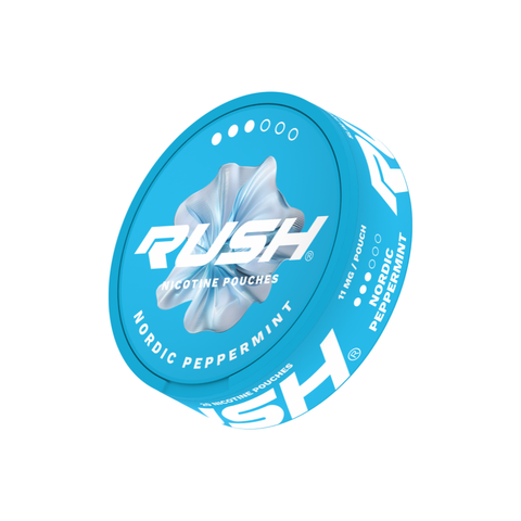 RUSH Strong - Nordic Peppermint - 11mg SLIM Strong Nicotine Pouches
