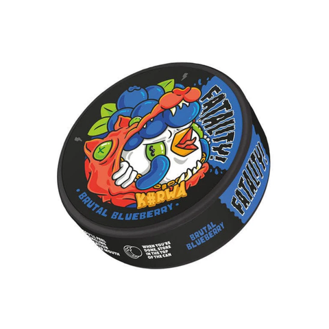KURWA Max - Brutal Blueberry slim nicotine pouches can