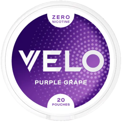 VELO Purple Grape Zero nicotine-free pouches can