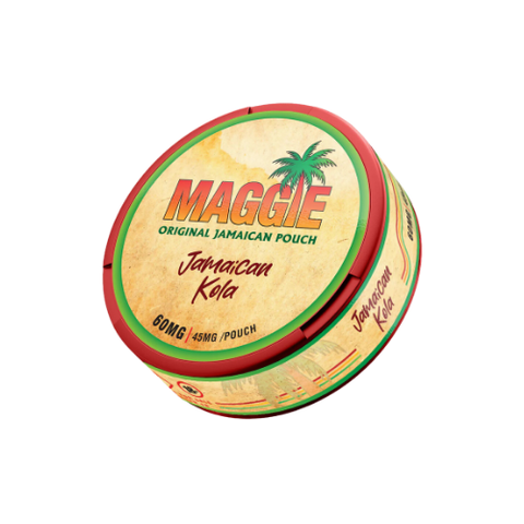 MAGGIE - Jamaican Kola slim nicotine pouches can