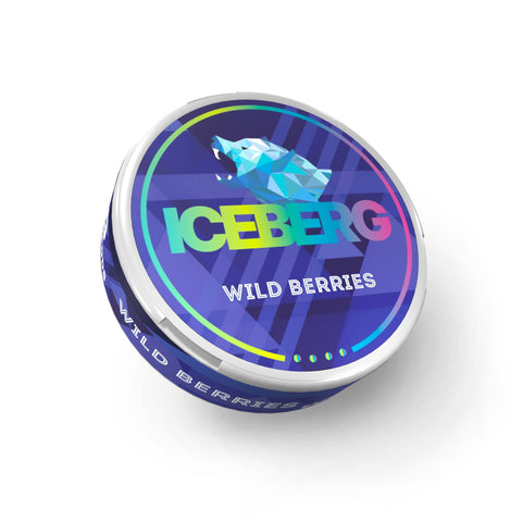 ICEBERG Extra Strong - Wild Berries slim nicotine pouches can