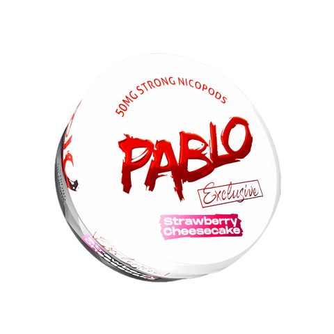 PABLO Exclusive - Strawberry Cheesecake slim nicotine pouches can