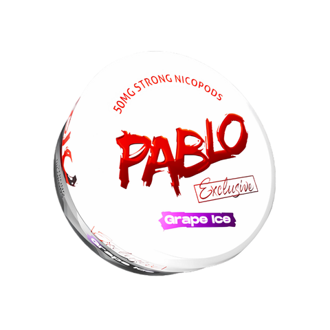 PABLO Exclusive - Grape Ice slim nicotine pouches can