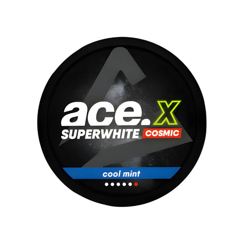 ACE X Cosmic - Cool Mint regular nicotine pouches can