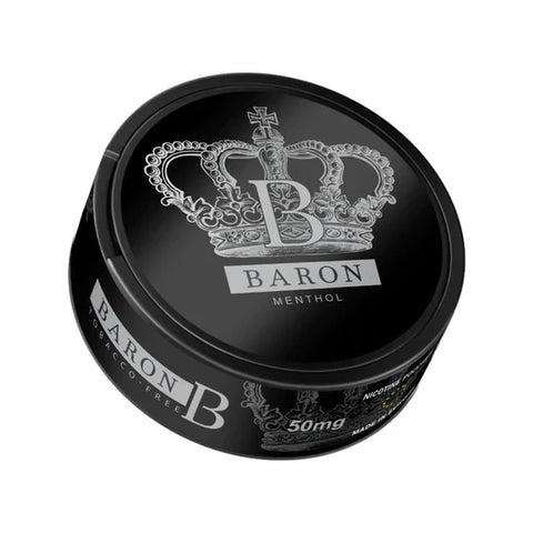 BARON Extra Strong - Menthol - 50mg SLIM Extra Strong Nicotine Pouches