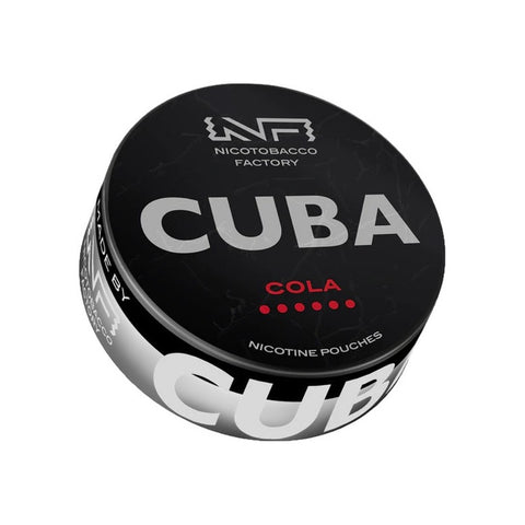 CUBA Black - Cola slim nicotine pouches can