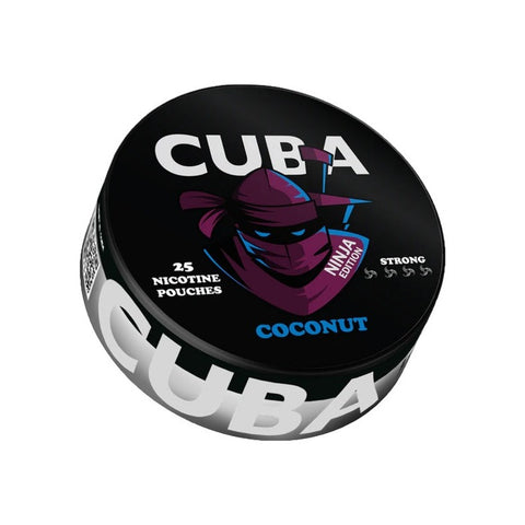 CUBA Ninja - Coconut slim nicotine pouches can