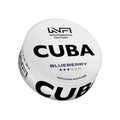 CUBA White - Blueberry slim nicotine pouches can