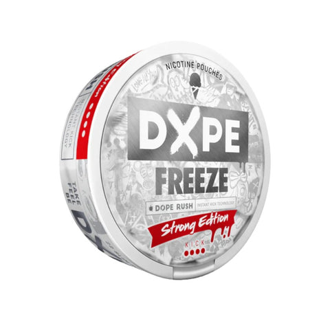 DOPE Strong Edition - Freeze slim nicotine pouches can