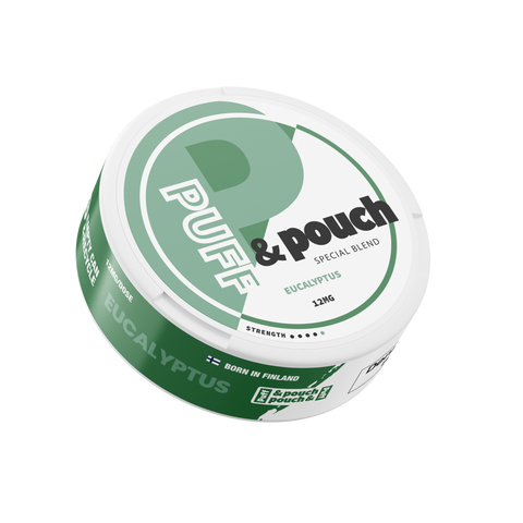 PUFF & POUCH - Eucalyptus slim nicotine pouches can