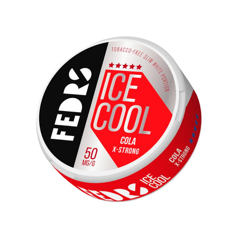 FEDRS Extra Strong - Cola slim nicotine pouches can