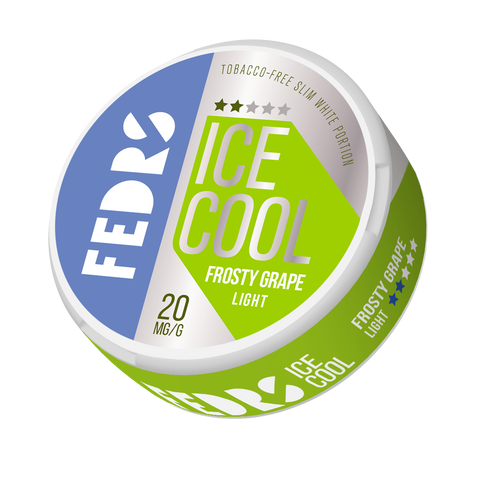 FEDRS Light - Frosty Grape slim nicotine pouches can