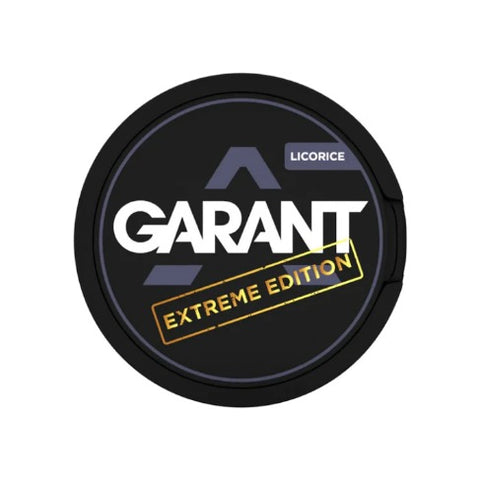 GARANT Extreme - Liquorice slim nicotine pouches can