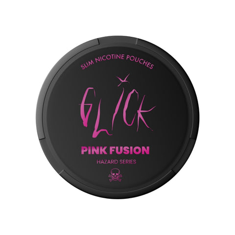 GLICK Hazard - Pink Fusion slim nicotine pouches can