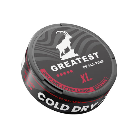 GREATEST Cold Dry Intense XL 13.28mg nicotine pouches can
