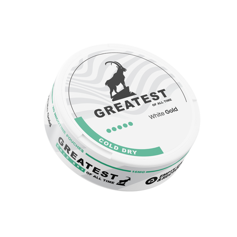 GREATEST Strong - Cold Dry - 12mg SLIM Nicotine Pouches | Buy Online EU