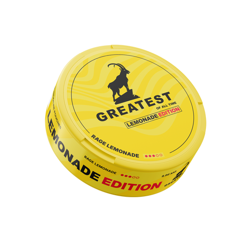 GREATEST Strong - Rage Lemonade - 12mg SLIM Nicotine Pouches | Buy Online EU