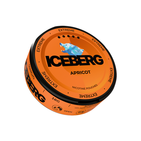 ICEBERG Extreme - Apricot nicotine pouches can