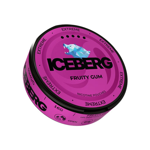 ICEBERG Extreme - Fruity Gum nicotine pouches can