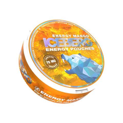 ICEBERG Energy - Mango slim energy pouches can