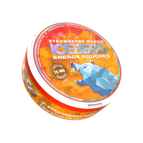 ICEBERG Energy - Strawberry Mango slim energy pouches can