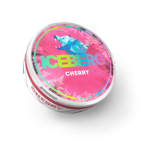 ICEBERG Extra Strong - Cherry slim nicotine pouches can