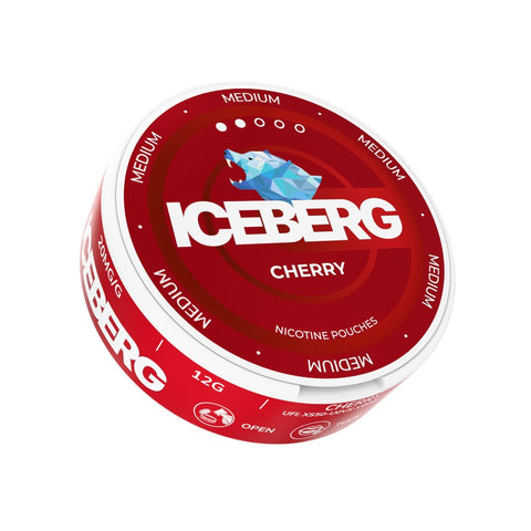 ICEBERG Medium - Cherry nicotine pouches can