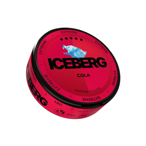 ICEBERG Extreme - Cola nicotine pouches can
