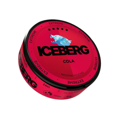ICEBERG Extreme - Cola nicotine pouches can
