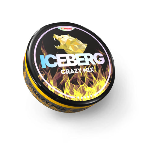 ICEBERG Extra Strong - Crazy Mix slim nicotine pouches can