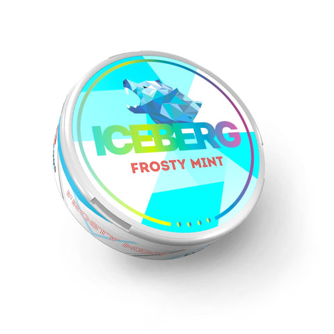 ICEBERG Extra Strong - Frosty Mint slim nicotine pouches can